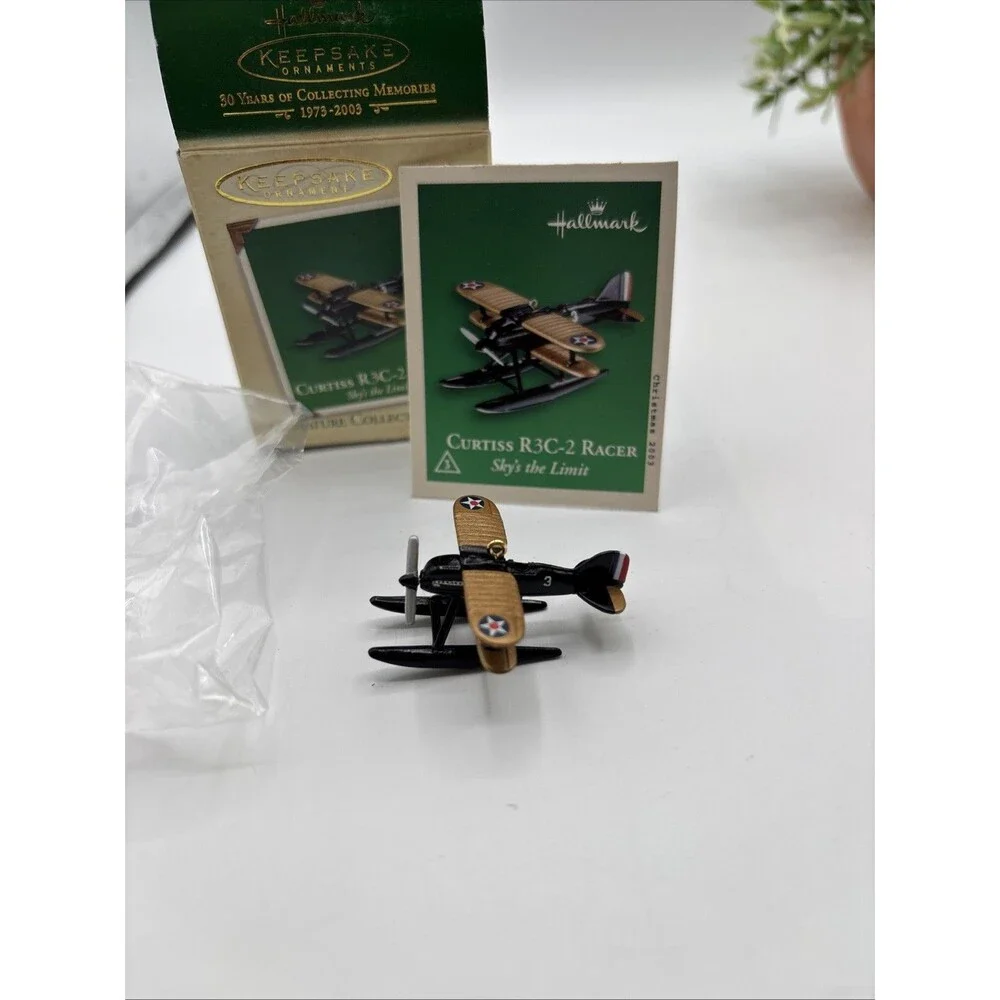 2003 Hallmark Keepsake-Curtiss R3C-2 Racer-Sky's the Limit Miniature Series #3